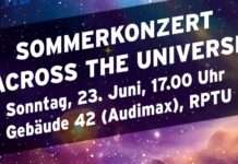 Sommerkonzert des Modernen Chors „Haste Töne“ der RPTU am 23. Juni