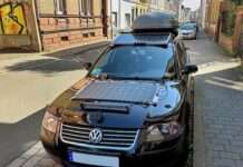 Fahrzeug mit ungewöhnlichen Anbauten