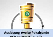 Auslosung zweite Runde DFP Pokal – 1.FCK in Stuttgart