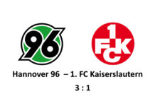 Niederlage in Hannover – 96 schlägt FCK 3:1