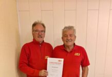 Roland Kaiser für 10 Jahre ehrenamtliches Engagement geehrt