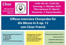 César Franck – Messe in A op. 12