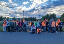 Mit Aufräumaktion an freiwillige Helfer vom 11. September 2001 erinnert