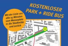 Kostenlos vom Messeplatz in die Innenstadt