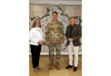Antrittsbesuch von Colonel Jeffery C. Higgins