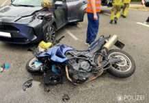 Motorradfahrer schwer verletzt – Gesamtschaden wird auf 23.000 Euro geschätzt
