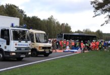 Großübung Feuerwehr, Katastrophenschutz, Polizei und US-Streitkräfte!