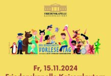 Bundesweiter Vorlesetag am 15. November 2024 in der Friedenskapelle Kaiserslautern