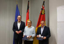 Landesverdienstmedaillen für Frederic Nageldinger und Kurt Schüller