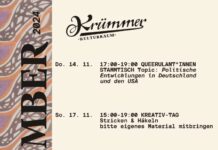 Krümmer-Programm NOVEMBER