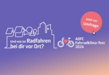 ADFC-Fahrradklima-Test 2024 zur Fahrradfreundlichkeit in Kommunen