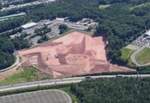 Einst Militärfläche, heute modernes Gewerbegebiet