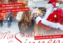 Der Nikolaus kommt auf den Wochenmarkt