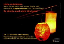 Jährliche Laternenumzüge nähern sich