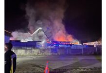 Brand in Großwäscherei Elis in Landstuhl