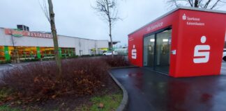 Am Globus-Parkplatz eröffnet die Sparkasse Kaiserslautern eine SB-Geschäftsstelle