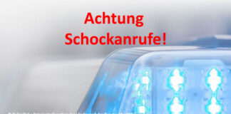 Achtung, aktuelle Welle von Schockanrufen!