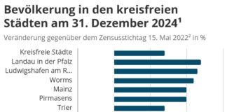 Auch 2024 Bevölkerungszuwachs trotz nochmals abgeschwächter Zuwanderung