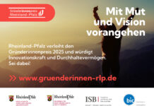 Bewerbungszeitraum für den Gründerinnenpreis Rheinland-Pfalz 2025 ist gestartet
