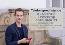 Telefonsprechstunde mit Matthias Mieves (SPD) am 03.04.2025
