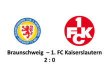 Löwen-Doppelschlag: FCK verliert 0:2 in Braunschweig