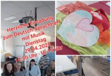 Interkultureller musikalischer Sprachtreff für Deutschlernende