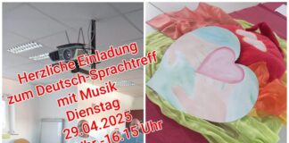 Interkultureller musikalischer Sprachtreff für Deutschlernende