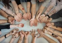 Jugendliche konnten selbst Symbole gestalten