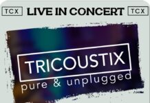 Wohnzimmerkonzert der Band Tricoustix – pure & unplugged“