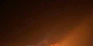 Brennender PKW auf der A63