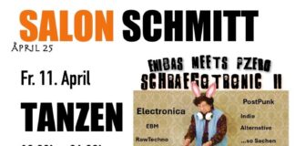 Veranstaltungen im April, Salon Schmitt