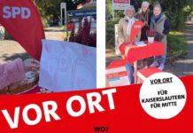 SPD Kaiserslautern-Mitte startet wieder mit „Vor Ort“-Reihe diesmal mit Special Guest: Matthias Mieves (MdB)