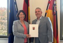 Verkehrsministerin Daniela Schmitt ernennt Elmar Goerz zum Leiter des LBM Kaiserslautern