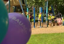 Spielplatzeröffnung im St.-Quentin-Ring auf dem Betzenberg