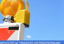 Sanierung Kreisstraße K3 zwischen Hauptstuhl und Hütschenhausen verschoben