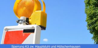 Sanierung Kreisstraße K3 zwischen Hauptstuhl und Hütschenhausen verschoben