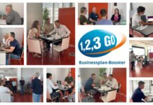 Mit dem Businessplan-Booster ist die heiße Phase des 1,2,3 GO® Businessplan-Wettbewerbs und Parcours angelaufen