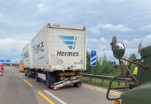 Auffahrunfall mit Militärfahrzeug