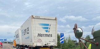 Auffahrunfall mit Militärfahrzeug