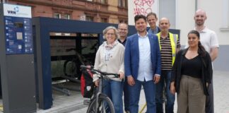 Innovatives Fahrradparken in der Beethovenstraße