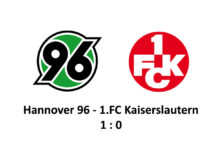 FCK unterliegt in Hannover knapp mit 0:1
