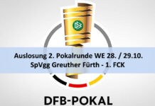 2. Runde des DFB-Pokals terminiert