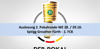 DFB-Pokal 2025/26 – Kaiserslautern nach Fürth