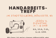 Neuer Handarbeitstreff Stadtteilbüro Königstraße