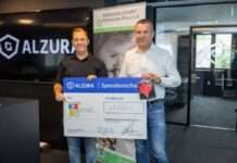 ALZURA spendet 31.620 Euro an zwei wohltätige Organisationen