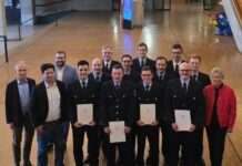 Feuer und Flamme für den Dienst an der Stadt