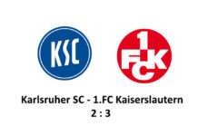 3:2 in der Nachspielzeit: FCK gewinnt Südwest-Derby in Karlsruhe