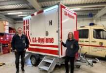 Neuer Geräteanhänger Hygiene im Katastrophenschutz des Landkreises Kaiserslautern