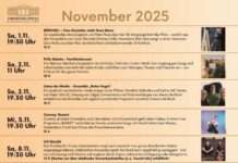 November in der Friedenskapelle: Theater, Musik, Comedy & mehr