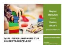 Neuer Kindertagespflegekurs ab März 2026